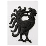 Cast Iron Rooster Wall Plaque