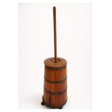 Wooden Butter Churn With Dasher