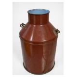 Enamel Milk Can With Handle