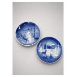 Désirée Denmark Old Copenhagen Plates 1977 & 1986
