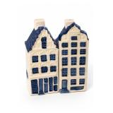 Delft Blue Handpainted Holland Building Pair