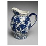 Symphony China Blue Fine Porcelain Pitcher
