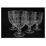 Libbey Gibraltar Clear Glass Goblets
