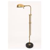 Alsy Brass Clam Shell Floor Lamp