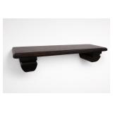 Vintage Art Deco Wood Wall Shelf