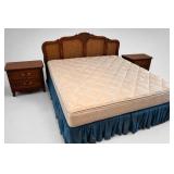 Wooden Oval Turned-Leg Low Footstool