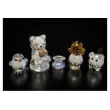 Cuter Pewter Faceted Crystal Globe On Pewter Base
