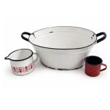 French Enamel Wall-Mount Irrigator 2 Litres