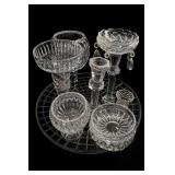 Rogers Silverplate & Glass Servingware Lot