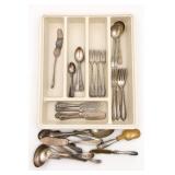 International Silverplate Flatware Set With Caddy