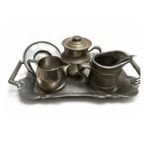 Rockford S.S. Co. Pewter Footed Bowl 609