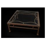 Sherrill Plaid Upholstered Sofa