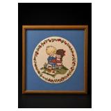 Sweet Land Of Liberty Framed Cross Stitch Sampler