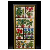 Framed Cross-Stitch Sampler, Give Me a House