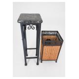Green Plastic Wheeled Garden Cart