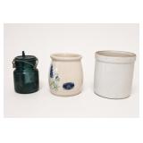 Chinese Blue & White Porcelain Brush Pot
