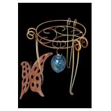 Set Of 3 Hanging Terracotta Planters