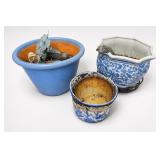 Terracotta Planter With Decorative Embossing