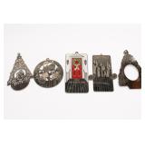 G Duchin 1986 Christmas Ornament Set Of 5