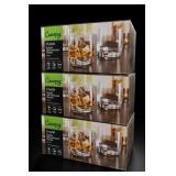 Canopy Crystal Old Fashioned Glasses, 3 Sets of 4