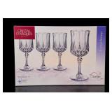 Cristal D'Arques Longchamp 4 Stemmed Glasses