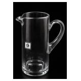 Lava Handmade Clear Glass Pitcher