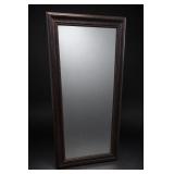 Dark Wood Framed Full-Length Mirrors 2pc Matched