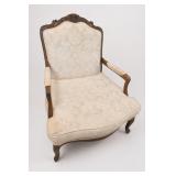 Louis XV Style Upholstered Armchair