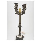 Ornate 4-Arm Candelabra Table Lamp
