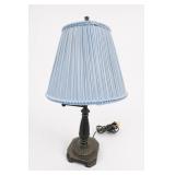 Neoclassical Table Lamp With Pleated Shade