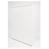 IKEA KLEPPSTAD White 3-Door Wardrobe