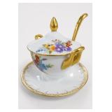 J&C Ovid Porcelain Sugar Bowl