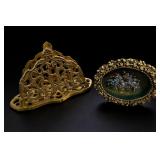Ornate Brass Letter Holder