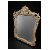 Baroque Ornate Carved Wood Wall Mirror