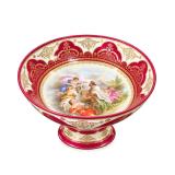 Large Sevres Paris Crystal Doe / Deer Sculpture