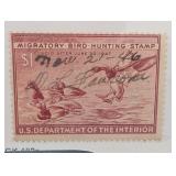 1946 U.S. Migratory Bird Hunting Stamp $1