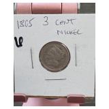 1865 Three-Cent Nickel