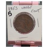 1853 Braided Hair Large Cent