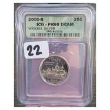 2000-S Virginia State Quarter, PR69 DCAM