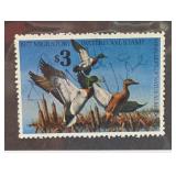 1977 Minnesota $3 Migratory Waterfowl Stamp Signed