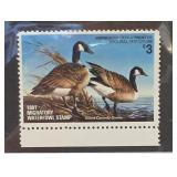 1981 Minnesota Waterfowl Stamp Giant Canada Geese
