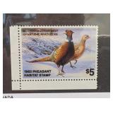 1983 Minnesota Pheasant Habitat Stamp $5