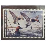 1980 Minnesota Canvasbacks Waterfowl Stamp