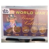 1941-1945 Five-Coin Lincoln Cent Collection