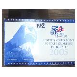 2005 Silver Proof Set & State Quarter Set