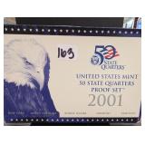 2000 United States 50 State Quarters Proof Set
