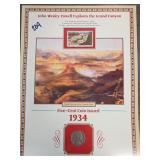1935 Buffalo Nickel Yellowstone Display