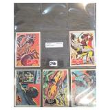 1965 Topps Monster Greeting Cards 8-Card Lot