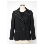 Betty Knit Wool Blend Black Blazer WPL 9422
