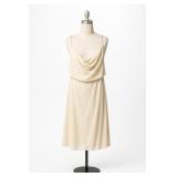BCBGMAXAZRIA 100% Polyester Cowl Neck Dress S